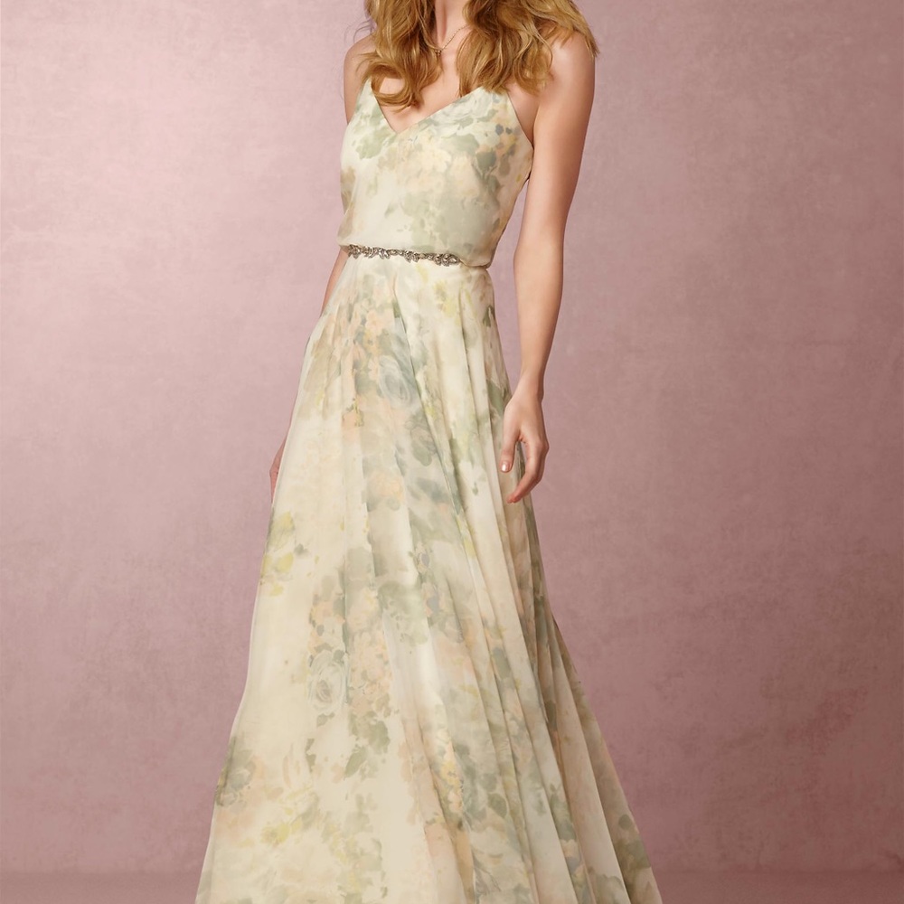 BHLDN Inesse Sz. 8 Ivory Sage